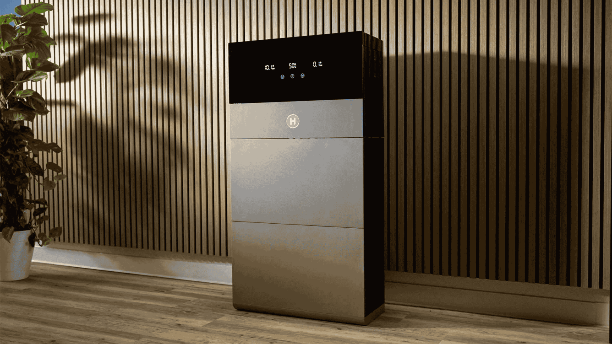 Hoymiles HiOne Systemübersicht mit Wechselrichter, Batteriemodulen und Gateway