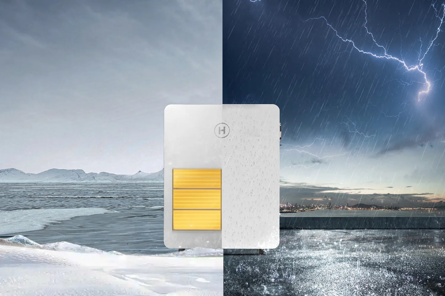 Hoymiles LB Batteriespeicher bei Frost und bei Gewitter im Außeneinsatz