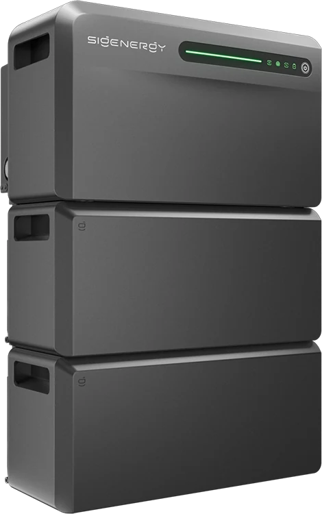 SigenMate 2700 Ultra mit zwei gestapelten Erweiterungsbatterien SigenMate BAT 2700