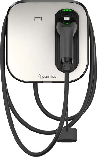 Hoymiles AC-Wallbox mit Typ-2-Ladekabel, Vorderansicht