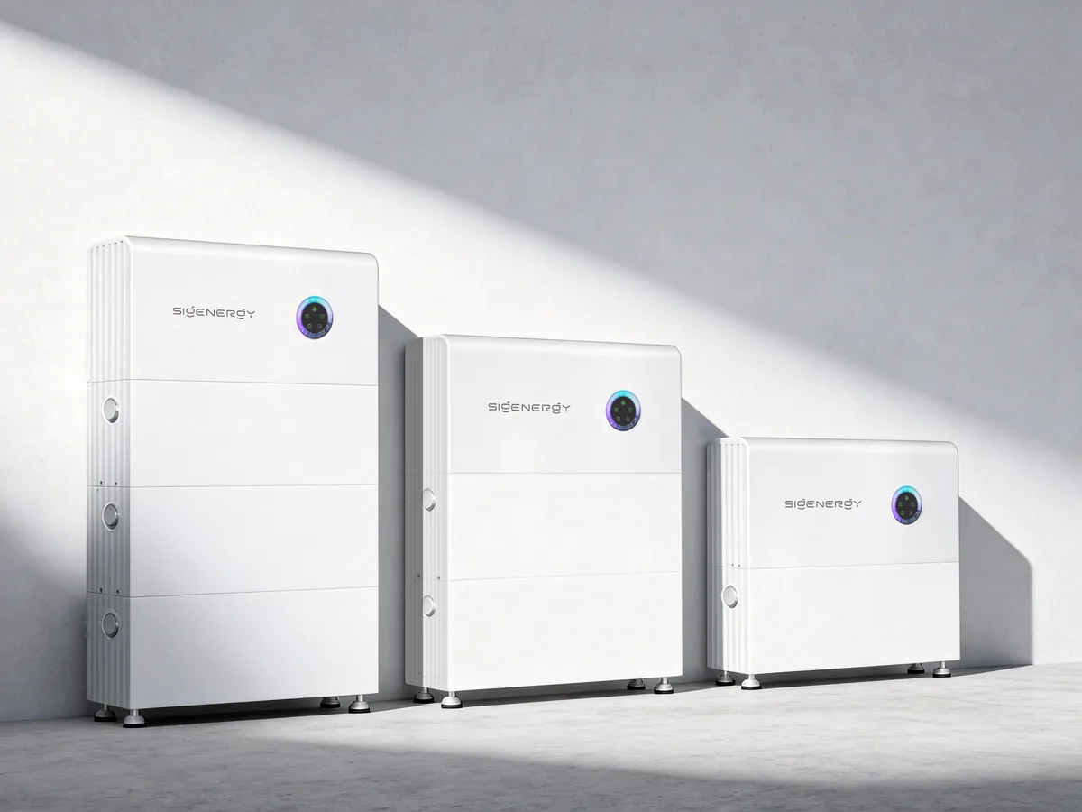 Sigenergy SigenStor Neo in drei Ausbaustufen